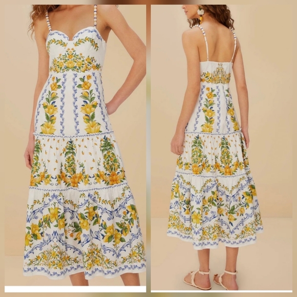 Anthropologie Dresses & Skirts - Farm Rio Sicily Mididress